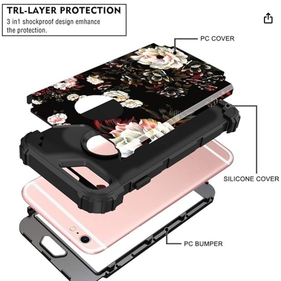 Apple IPhone 6s Plus - Rose Gold with Phone Case - Picture 11 of 12